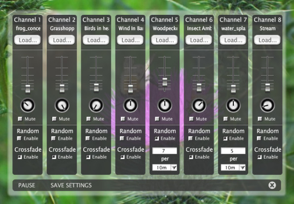 Ambient Mixer Interface
